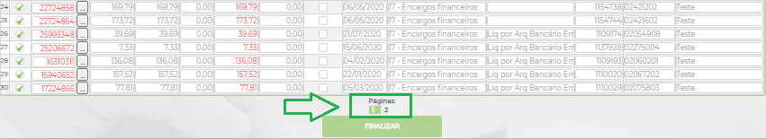 Figura 5– Seleção de Páginas