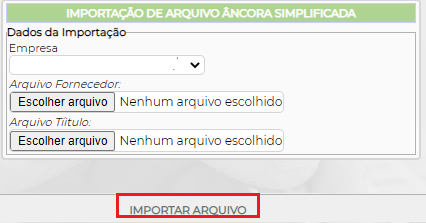 Figura 5 – Inclusão de operação pelo acesso operacional.