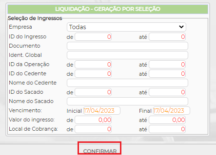 Figura 8 – Pesquisa seleção Múltipla.