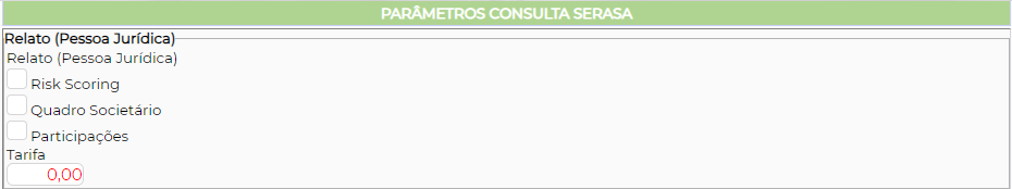 Figura 3 - Configurações Relato