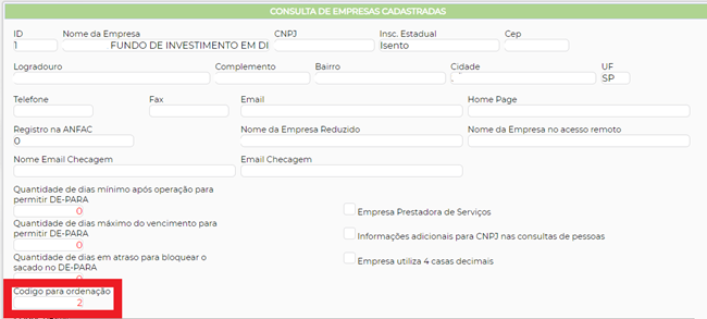 Figura 2 – Ordem