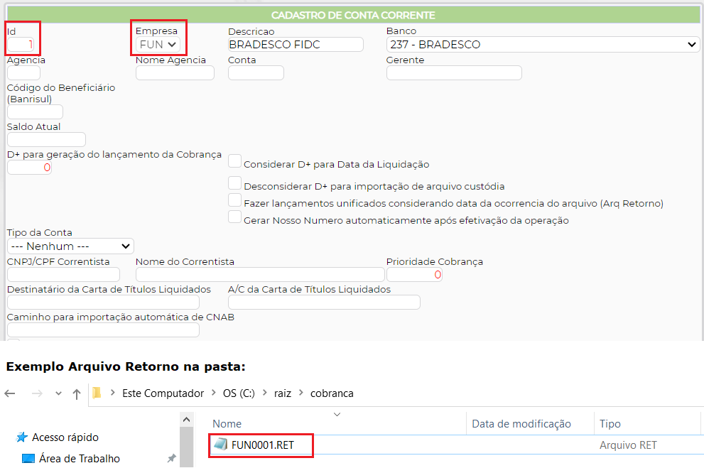  Figura 3 - Exemplo de composição do nome do arquivo